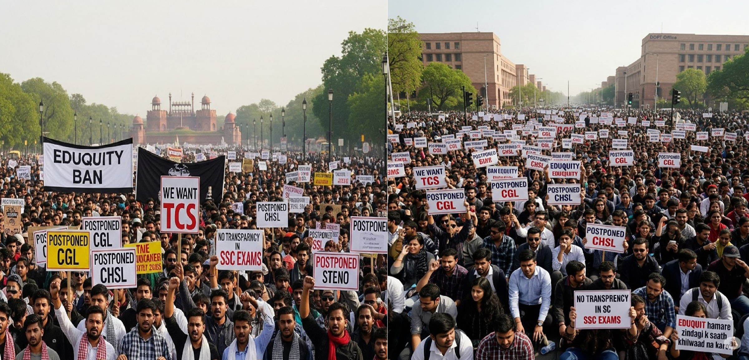 SSC Protest